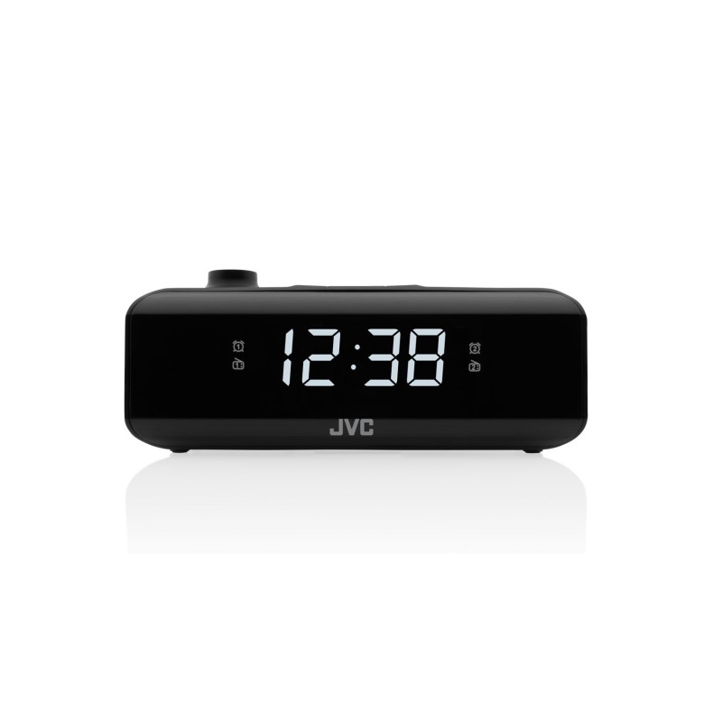 JVC radio alarm clock RA-E211B black JVC radio alarm clock RA-E211B black
