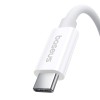 Baseus Superior USB C to USB C data cable 1 m 240 W White Baseus Superior USB C to USB C data cable 1 m 240 W White