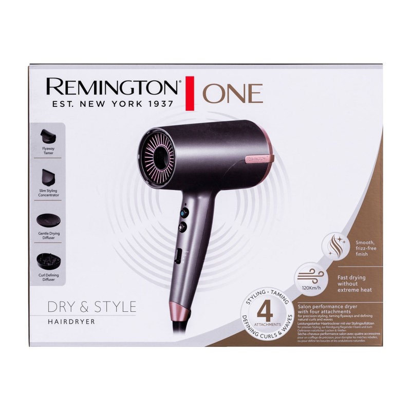 Remington D6077 hair dryer 2000 W Bronze, Grey Remington D6077 hair dryer 2000 W Bronze, Grey