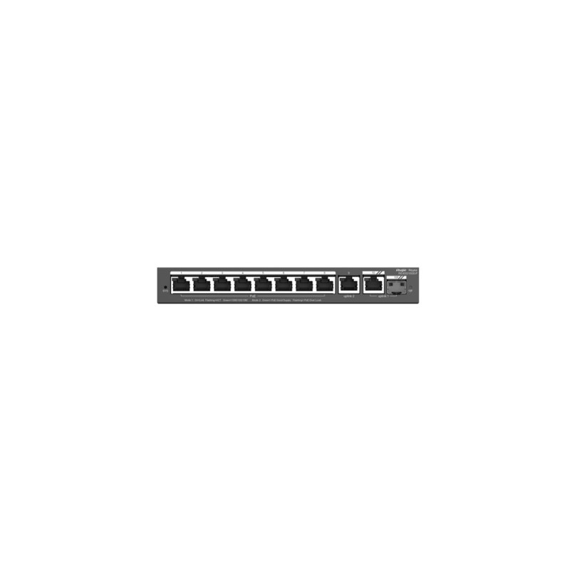Ruijie Networks RG-ES210GS-P network switch Managed L2 Gigabit Ethernet (10/100/1000) Power over Ethernet (PoE) Black Ruijie Networks RG-ES210GS-P network switch Managed L2 Gigabit Ethernet (10/100/1000) Power over Ethernet (PoE) Black