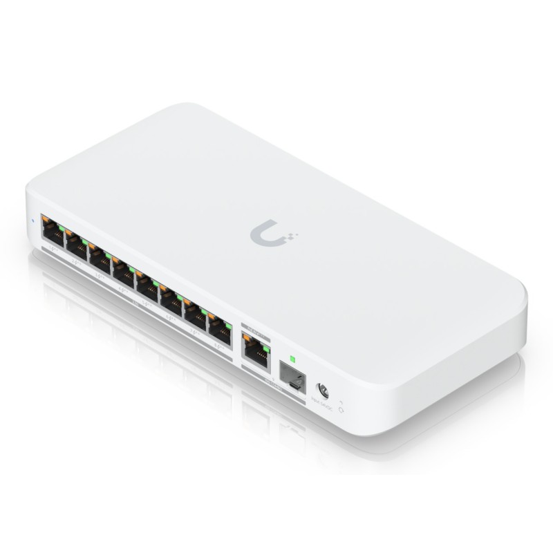 Ubiquiti UniFi Flex 2.5G PoE Managed L2 2.5G Ethernet (100/1000/2500) Power over Ethernet (PoE) Desktop/Wall-Mounting White Ubiquiti UniFi Flex 2.5G PoE Managed L2 2.5G Ethernet (100/1000/2500) Power over Ethernet (PoE) Desktop/Wall-Mounting White