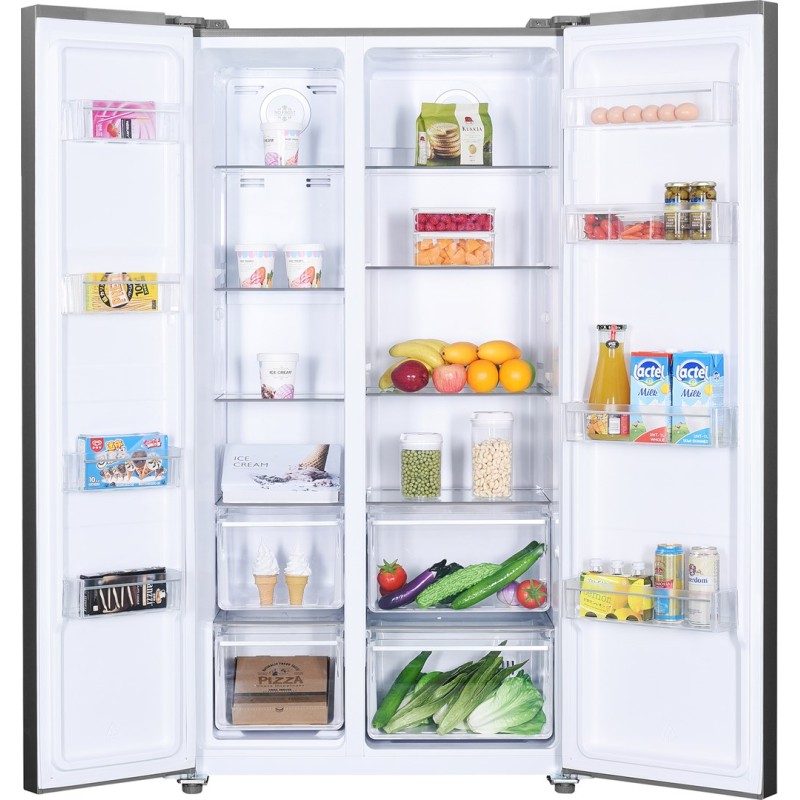 Beko GNO5322XPN side-by-side refrigerator Freestanding 532 L E Stainless steel