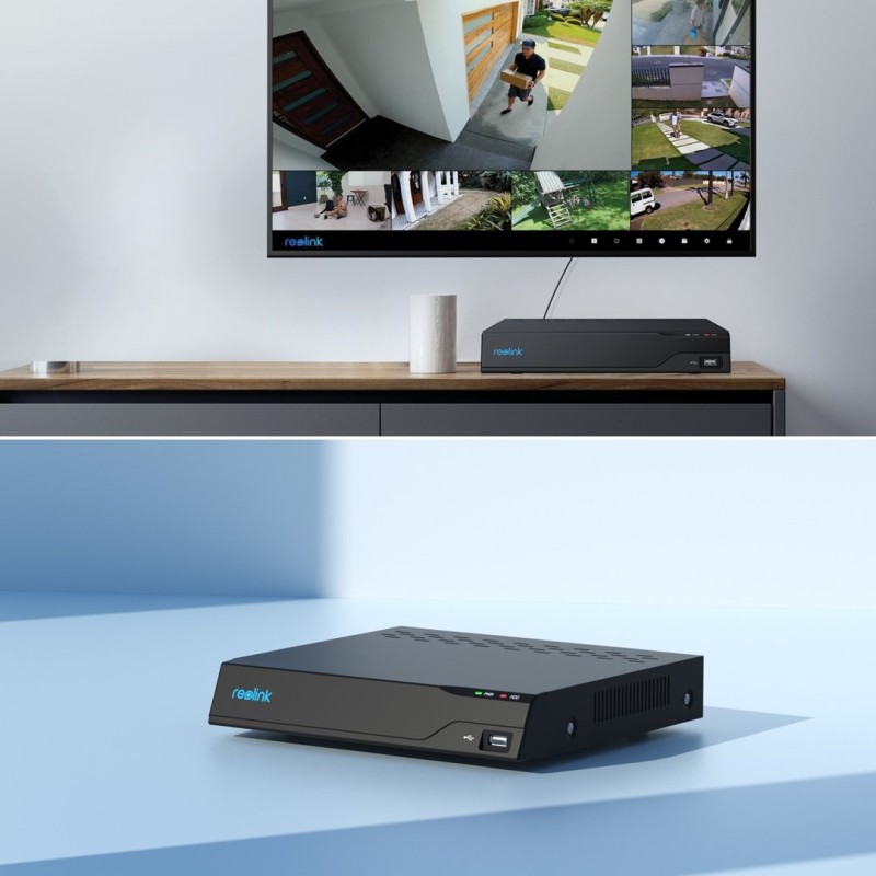 Reolink NVS8(NHD) - 8-Channel PoE NVR for 24/7 Recording, Support up to 16MP, No HDD Built-in, Up to 12TB Storage Capacity Reolink NVS8(NHD) - 8-Channel PoE NVR for 24/7 Recording, Support up to 16MP, No HDD Built-in, Up to 12TB Storage Capacity