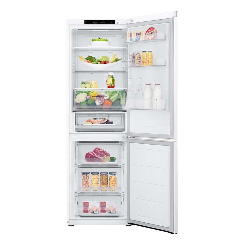 LG GBV3100ESW fridge-freezer Freestanding 344 L E White