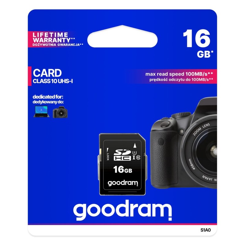 GOODRAM SDHC 16GB CL10 UHS-I GOODRAM SDHC 16GB CL10 UHS-I
