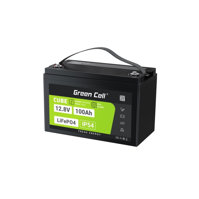 Green Cell LFPGC12V100AH UPS battery Lithium Iron Phosphate (LiFePO4) 12.8 V 100 Ah Green Cell LFPGC12V100AH UPS battery Lithium Iron Phosphate (LiFePO4) 12.8 V 100 Ah