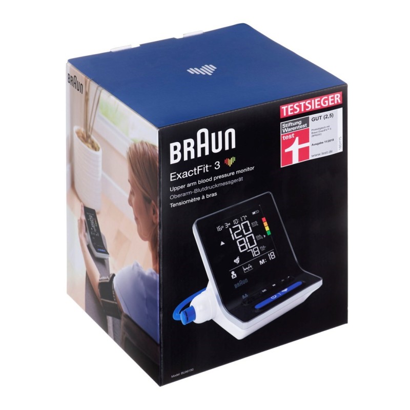 Braun ExactFit 3 BUA6150WE Upper arm Automatic 2 user(s) Braun ExactFit 3 BUA6150WE Upper arm Automatic 2 user(s)