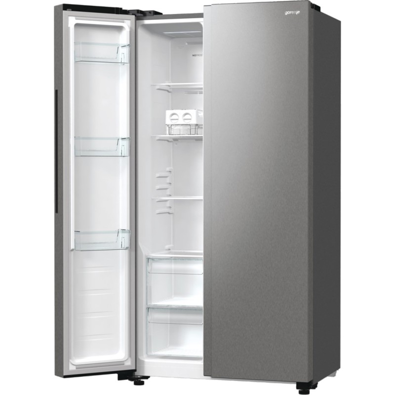 Gorenje NRR9185EAXL side-by-side refrigerator Freestanding 550 L E Silver Gorenje NRR9185EAXL side-by-side refrigerator Freestanding 550 L E Silver