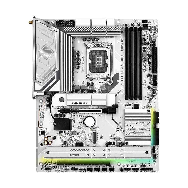 Asrock B860 Steel Legend WiFi Intel B860 LGA 1851 (Socket V1) ATX Asrock B860 Steel Legend WiFi Intel B860 LGA 1851 (Socket V1) ATX