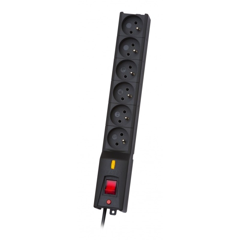 LESTAR LX 610 G-A K.:CZ 3.0M power extension 5 m 230 AC outlet(s) Indoor Black LESTAR LX 610 G-A K.:CZ 3.0M power extension 5 m 230 AC outlet(s) Indoor Black