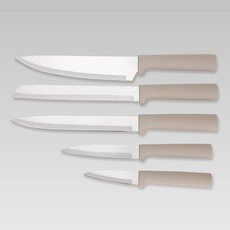 Maestro MR-1412-BEIGE Knife set with block + Cutting board set Beige Maestro MR-1412-BEIGE Knife set with block + Cutting board set Beige