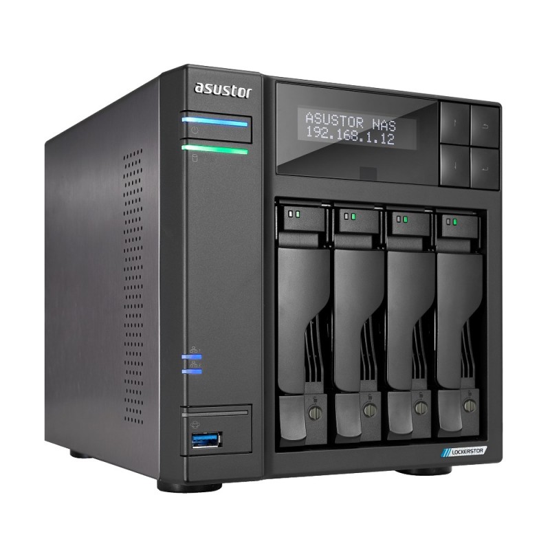 Asustor LOCKERSTOR 4 Gen2 (AS6704T) NAS Desktop Intel® Celeron® N N5105 4 GB DDR4 0 TB ADM Black Asustor LOCKERSTOR 4 Gen2 (AS6704T) NAS Desktop Intel® Celeron® N N5105 4 GB DDR4 0 TB ADM Black
