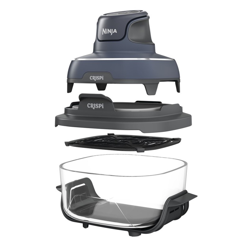 Ninja CRISPi Single 3.8 L 1700 W Hot air fryer Blue, Grey, Transparent Ninja CRISPi Single 3.8 L 1700 W Hot air fryer Blue, Grey, Transparent