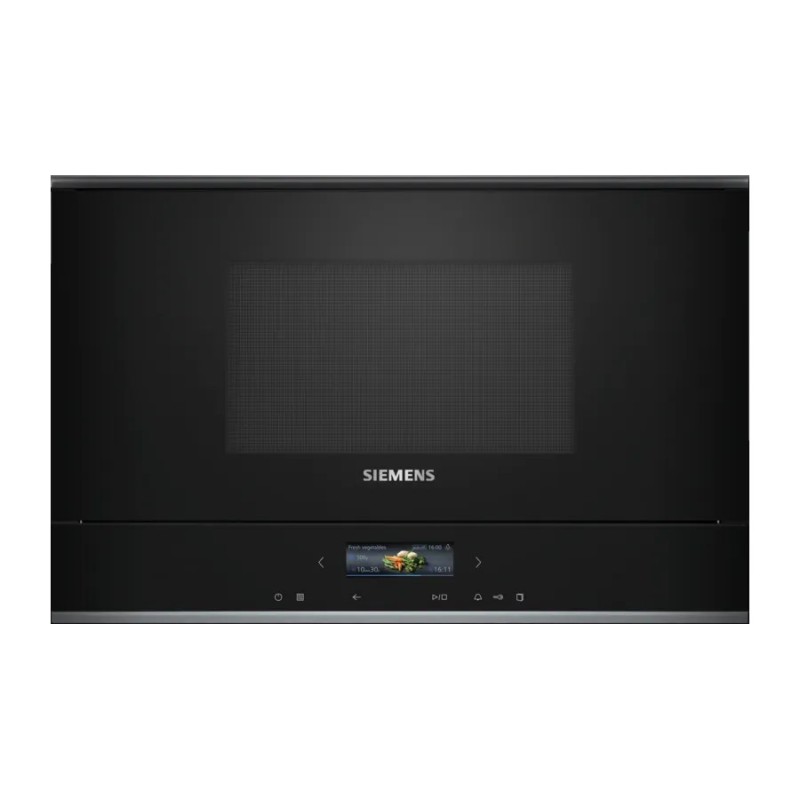 Siemens iQ700 BF722L1B1 microwave Built-in Solo microwave 21 L 900 W Black Siemens iQ700 BF722L1B1 microwave Built-in Solo microwave 21 L 900 W Black