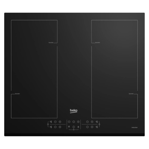 Beko HII64206F2MT Black Built-in 58 cm Zone induction hob 4 zone(s) Beko HII64206F2MT Black Built-in 58 cm Zone induction hob 4 zone(s)