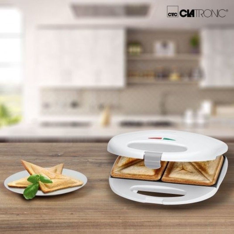 Clatronic ST 3477 sandwich maker 750 W White Clatronic ST 3477 sandwich maker 750 W White