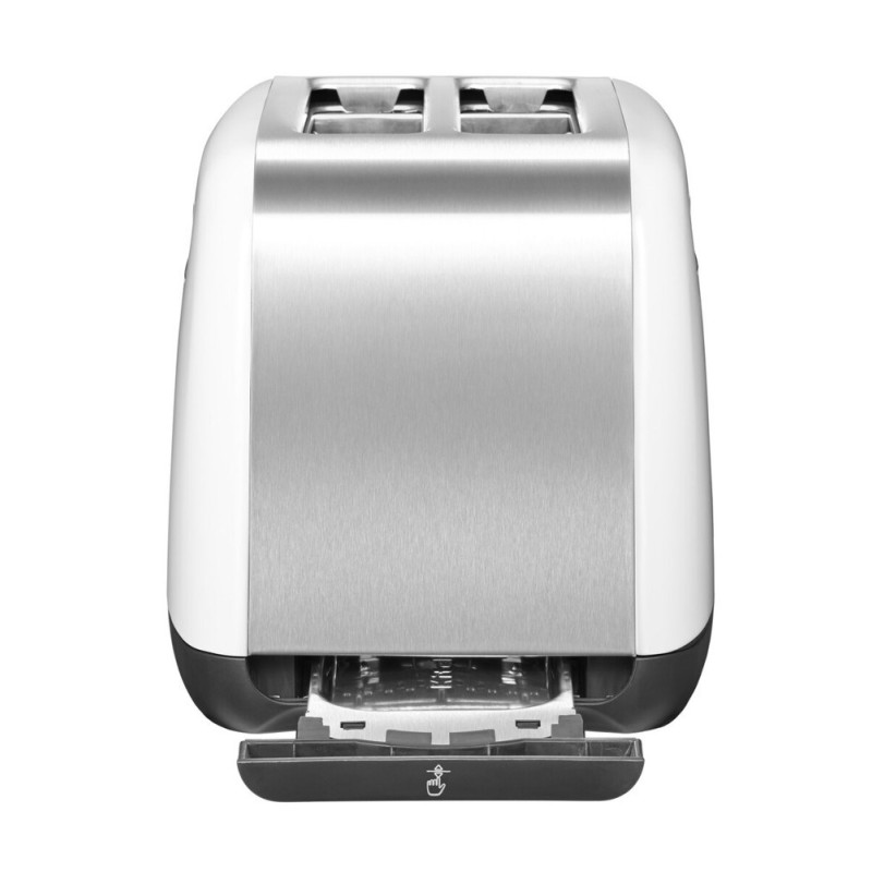 KitchenAid 5KMT2115EWH 5 2 slice(s) 1100 W Stainless steel, White KitchenAid 5KMT2115EWH 5 2 slice(s) 1100 W Stainless steel, White
