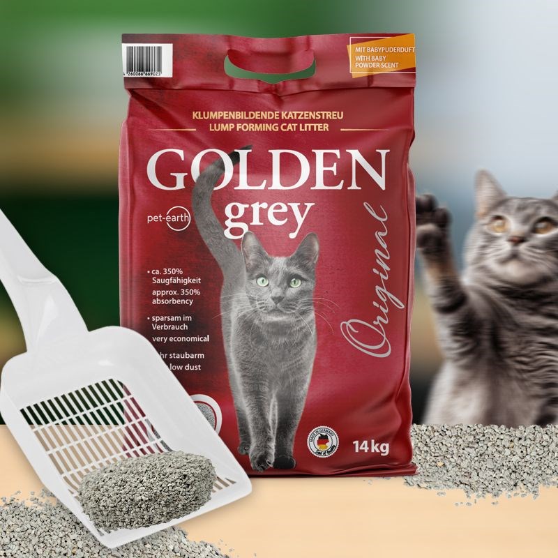 GOLDEN Grey Original - bentonite litter - 7kg