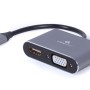 Cablexpert A-USB3C-HDMIVGA-01 USB graphics adapter Grey