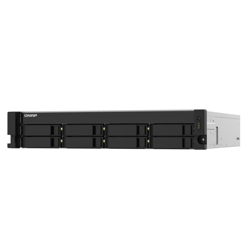 QNAP TS-832PXU-RP NAS Rack (2U) Ethernet LAN Black AL324