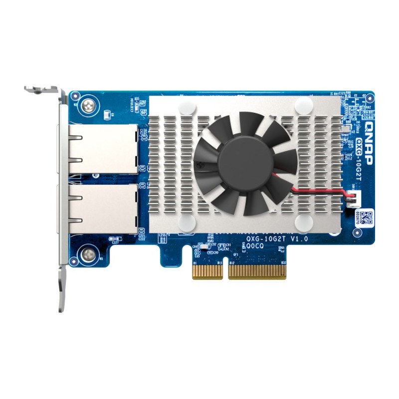 QNAP QXG-10G2T network card Internal Ethernet 10000 Mbit/s QNAP QXG-10G2T network card Internal Ethernet 10000 Mbit/s