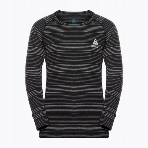 Odlo Set long ACTIVE WARM ECO SET children's underwear set, size 164 cm, black and grey