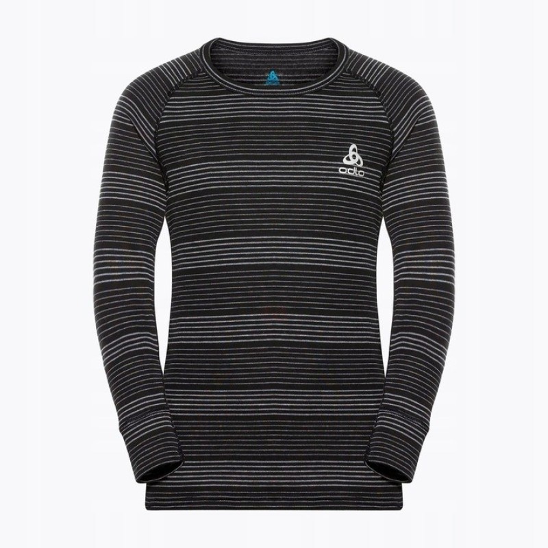 Odlo Set long ACTIVE WARM ECO SET children's underwear set, size 164 cm, black and grey Odlo Set long ACTIVE WARM ECO SET children's underwear set, size 164 cm, black and grey