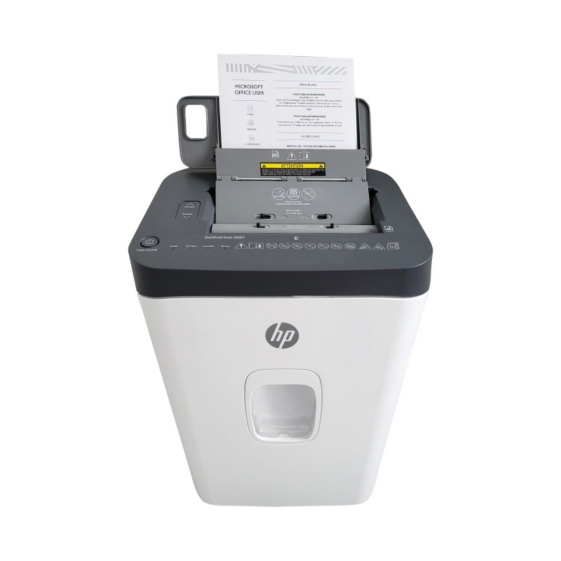 HP ONESHRED Auto 200CC white-gray shredder HP ONESHRED Auto 200CC white-gray shredder
