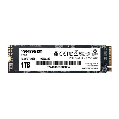 SSD PATRIOT VIPER P320 M.2 PCI-Ex4 NVMe 512GB 3GB/S (P320P512GM28) SSD PATRIOT VIPER P320 M.2 PCI-Ex4 NVMe 512GB 3GB/S (P320P512GM28)