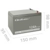 Qoltec 53049 AGM battery | 12V | 12Ah Qoltec 53049 AGM battery | 12V | 12Ah