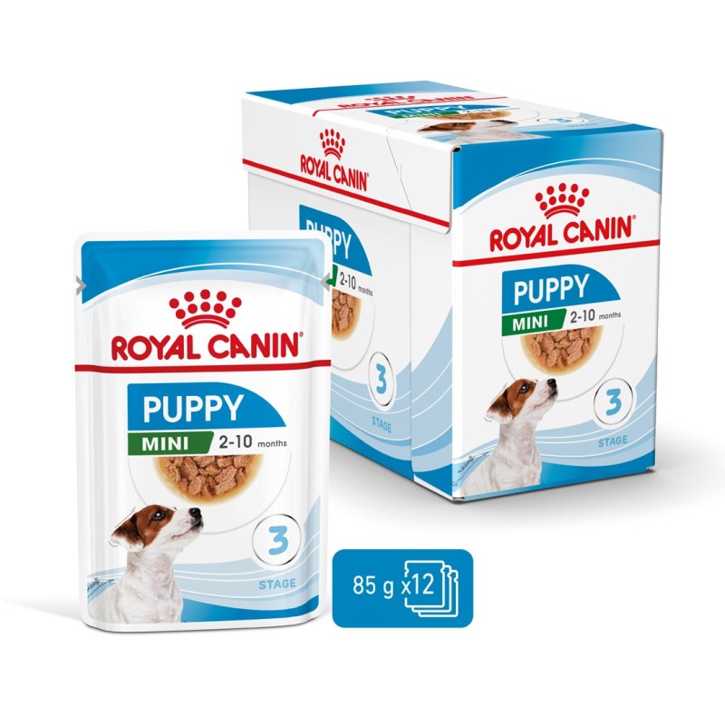 ROYAL CANIN SHN Mini Puppy in sauce - wet puppy food - 12X85g ROYAL CANIN SHN Mini Puppy in sauce - wet puppy food - 12X85g
