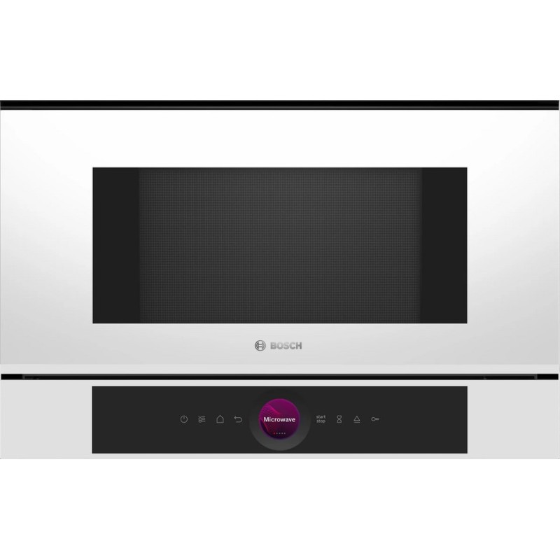 Bosch Serie 8 BFL7221W1 microwave White Solo microwave Built-in 21 L 900 W Bosch Serie 8 BFL7221W1 microwave White Solo microwave Built-in 21 L 900 W