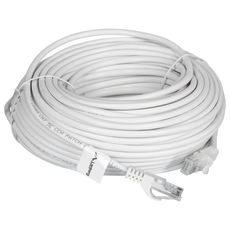 LANBERG PATCHCORD UTP CAT.5E 30M WHITE LANBERG PATCHCORD UTP CAT.5E 30M WHITE