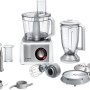 Bosch MC812S814 food processor 1250 W 3.9 L Stainless steel, White