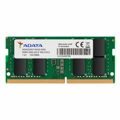 ADATA AD4S32008G22-SGN memory module 8 GB 1 x 8 GB DDR4 3200 MHz ADATA AD4S32008G22-SGN memory module 8 GB 1 x 8 GB DDR4 3200 MHz