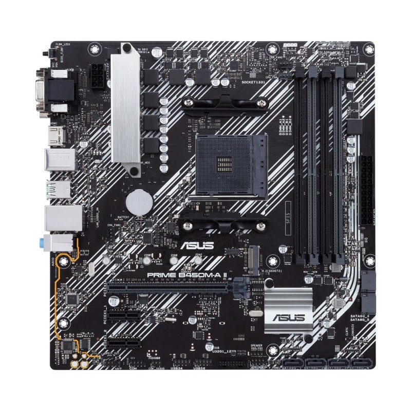 ASUS PRIME B450M-A II Socket AM4 micro ATX AMD B450 ASUS PRIME B450M-A II Socket AM4 micro ATX AMD B450