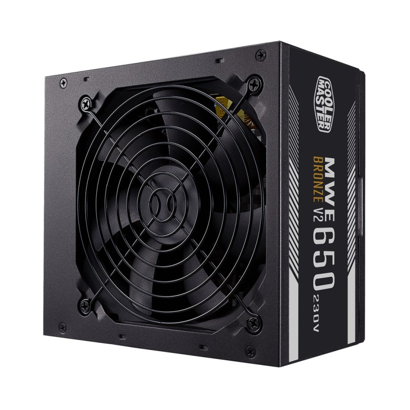 Cooler Master MWE 650 Bronze 230V V2 power supply unit 650 W 24-pin ATX ATX Black Cooler Master MWE 650 Bronze 230V V2 power supply unit 650 W 24-pin ATX ATX Black
