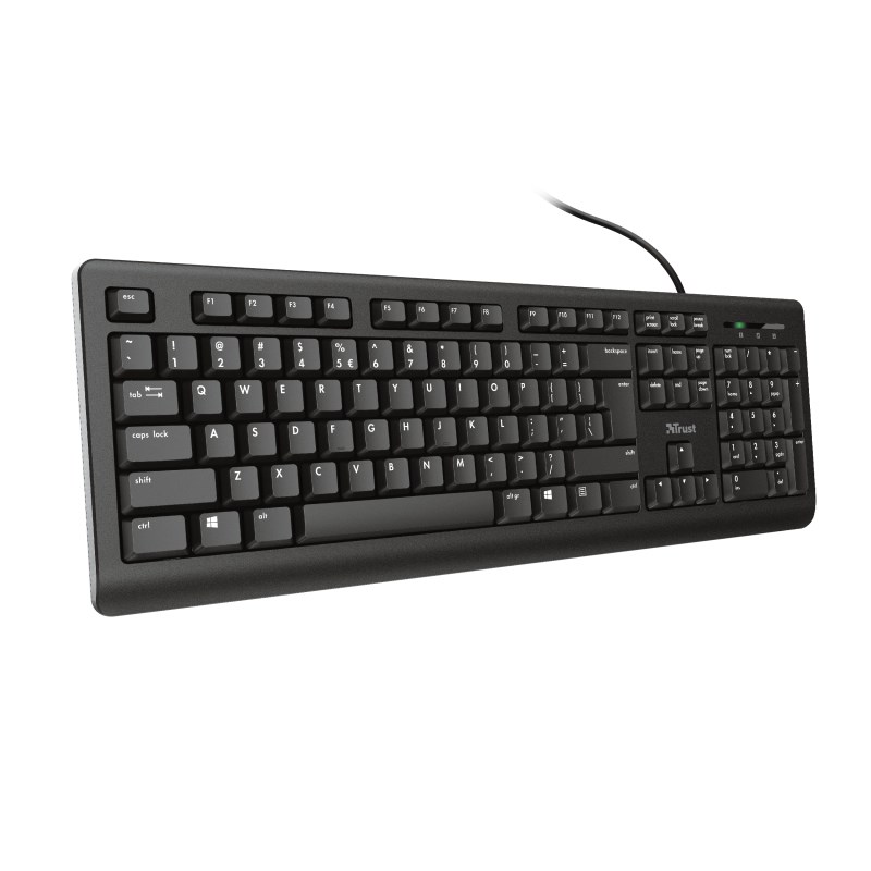 Trust Primo keyboard USB QWERTY US English Black Trust Primo keyboard USB QWERTY US English Black