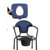 OPEN sanitary chair with height adjustment Navy blue