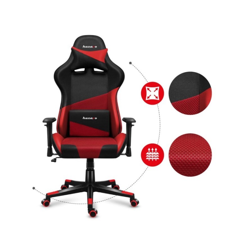 Huzaro Force 6.2 PC gaming chair Bucket (cradle) seat Black, Red Huzaro Force 6.2 PC gaming chair Bucket (cradle) seat Black, Red