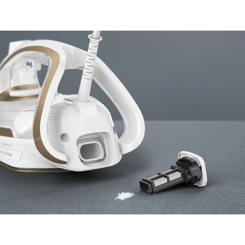 Tefal Puregliss FV8042 Dry & Steam iron Durilium AirGlide Autoclean soleplate 3000 W Bronze, White