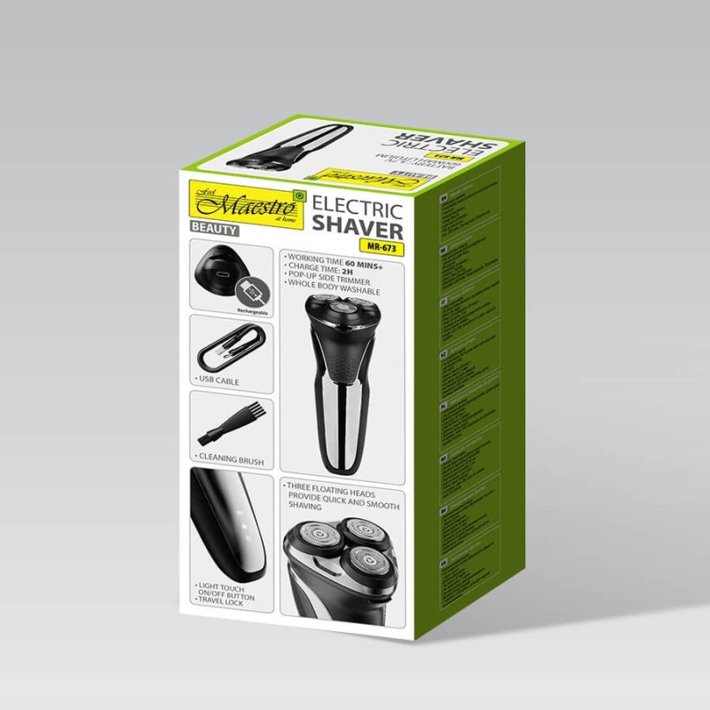 MAESTRO MR-673 USB electric shaver MAESTRO MR-673 USB electric shaver