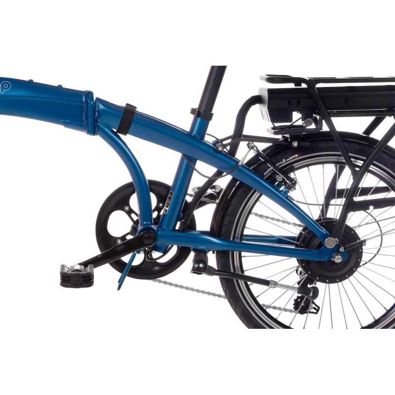 Snapp City-E folding electric bicycle, blue Snapp City-E folding electric bicycle, blue