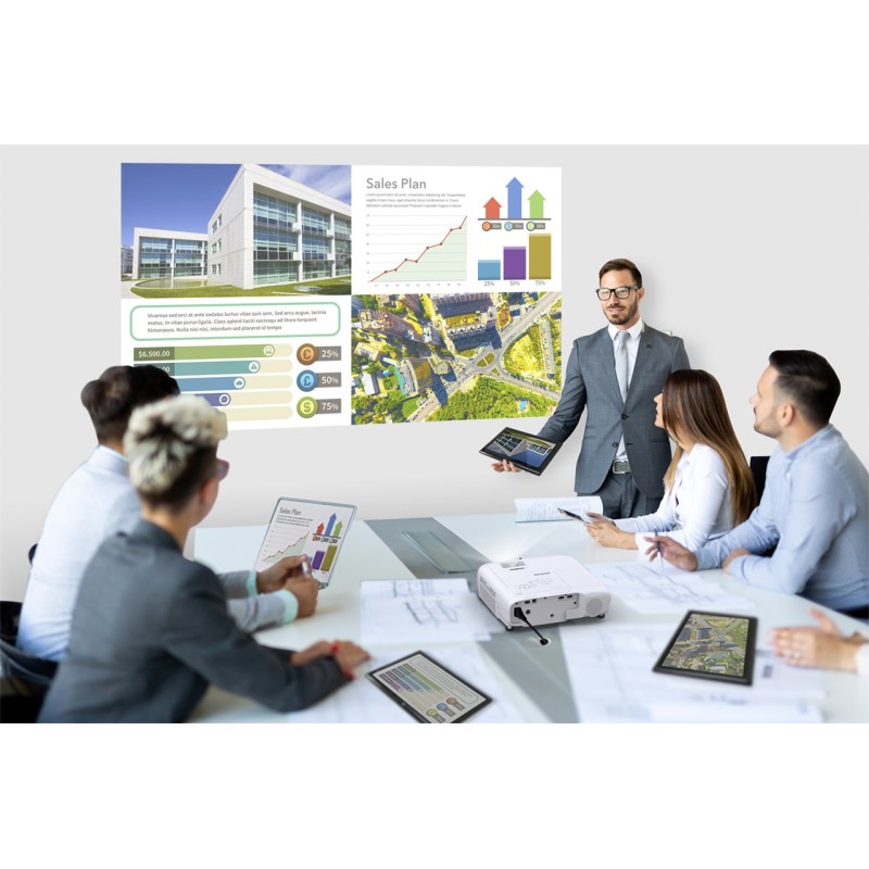 Epson EB-W53 4000 ANSI lumens 3LCD WXGA (1200x800) White Epson EB-W53 4000 ANSI lumens 3LCD WXGA (1200x800) White