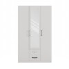 Topeshop ROMANA 120 BIEL bedroom wardrobe/closet 6 shelves 3 door(s) White Topeshop ROMANA 120 BIEL bedroom wardrobe/closet 6 shelves 3 door(s) White