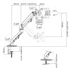 Maclean MC-906 Monitor Mount Holder Desk Table Mount 17 Maclean MC-906 Monitor Mount Holder Desk Table Mount 17