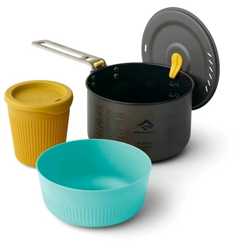 Sea to Summit Frontier UL One Pot Cook Set 1.3 L Set of dishes Sea to Summit Frontier UL One Pot Cook Set 1.3 L Set of dishes