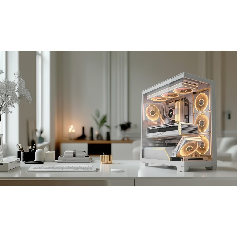 MODECOM VOLCANO STELLAR PLUS ARGB MIDI 8F WHITE MODECOM VOLCANO STELLAR PLUS ARGB MIDI 8F WHITE