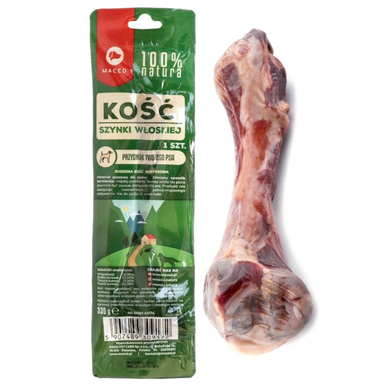 MACED Parma ham bone - dog chew - 330g MACED Parma ham bone - dog chew - 330g