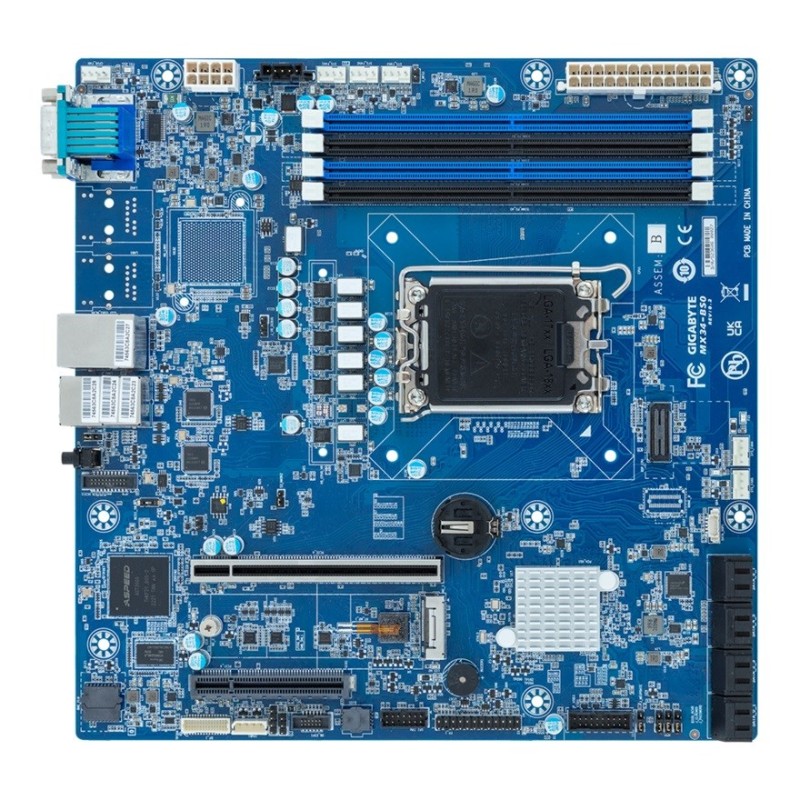 Płyta główna Gigabyte MX34-BS0(MR) 1x LGA1700 Intel Xeon E-24XX C262 (4x DIMM, 8x SATA, 1xM.2, 2x1Gbe, IPMI, mATX) Płyta główna Gigabyte MX34-BS0(MR) 1x LGA1700 Intel Xeon E-24XX C262 (4x DIMM, 8x SATA, 1xM.2, 2x1Gbe, IPMI, mATX)